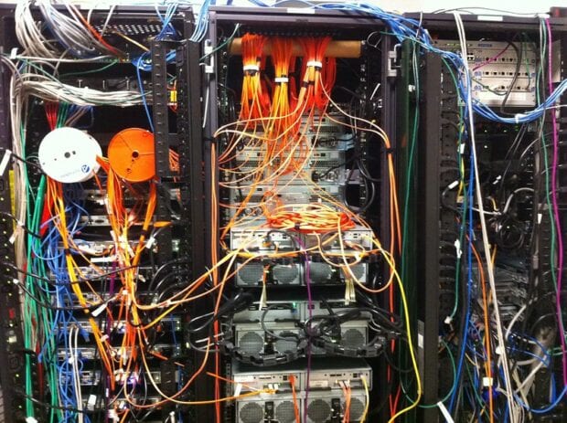 servers and wiring